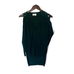 Runaway Australia deep Vneck sweater green size 6
